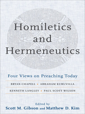 cover image of Homiletics and Hermeneutics